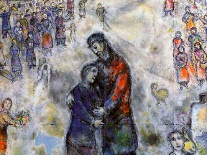 La pintura "El regreso del hijo pródigo", de Marc Chagall