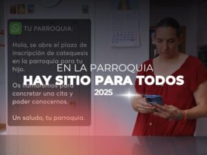 Cartel de la Comisión Episcopal de Catequesis: en la parroquia hay sitio para todos