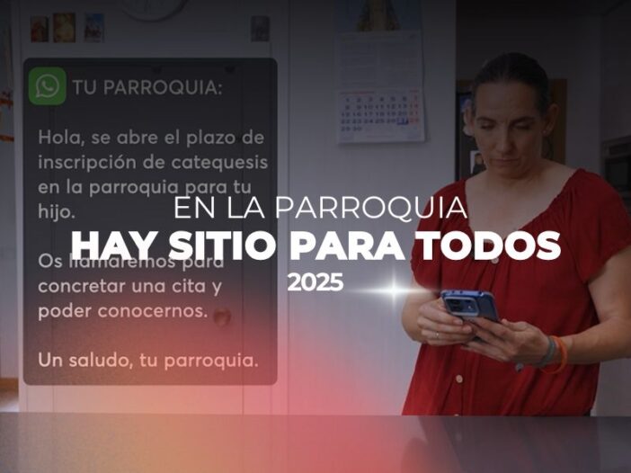 Cartel de la Comisión Episcopal de Catequesis: en la parroquia hay sitio para todos