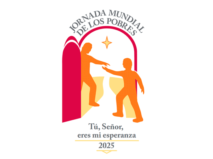 Logo de la Jornada Mundial de los Pobres 2025, con el lema «Tú, Señor, eres mi esperanza»