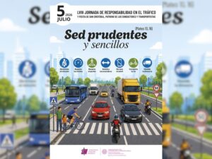 Cartel de Responsabilidad de Tráfico 2026 en Castellano